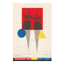 Постер на холсте Баухаус - Люди 50x70 см в подарочном тубусе без рамы