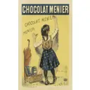 Постер Рекламный плакат - Шоколад Chocolat Menier 40x50 см в раме