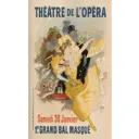 Постер на холсте Афиша - Бал-маскарад 60x90 см в подарочном тубусе без рамы