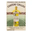 Постер Рекламный плакат - Вино Chateau Caillou 40x50 см в раме