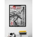 Постер Евангелион 40x50 см в раме