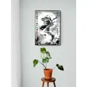 Постер на холсте Черепашки-ниндзя 50x70 см в подарочном тубусе без рамы