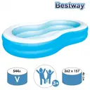 Бассейн надувной Bestway 54117 Большая лагуна 262x157x46 см