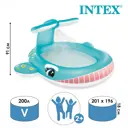 Бассейн надувной Intex 57440NP Кит с распылителем 201x196x91 см