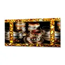 Стеновая панель матовая Фартукофф ФФ - 40 100x60x0.1 см ПВХ цвет разноцветный