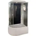 Душевая кабина PARLY Classic EC122P-R 80х120см высокий поддон профиль белый стекло прозрачное
