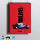 Постер DC comics Бэтмен Batmobile 50x70 см без рамы из фильма