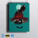 Постер DC comics Бэтмен Лунный Свет 50x70 см без рамы из фильма