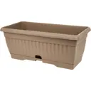Балконный ящик 19x16x40 см v12.2 л пластик мокко