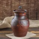 Кувшин Красная глина глина 2840430 цвет коричневый