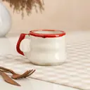 Кружка Керамика ручной работы "Капучино Red" 200 мл 7069220