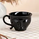 Кружка Керамика ручной работы "Лицо" черная 0.4 л 6770555