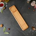Блюдо для сервировки Доброе дерево дерево 4341557 цвет ясень