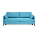 Диван прямой Nrava Trend 213x88x92 см ламинат цвет бирюзовый