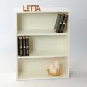 Стеллаж Letta 60x80x23 см ЛДСП цвет белый нагрузка на полку до 5 кг
