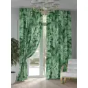 Штора Comfy Way Шенлокс TD-948186 на шторной ленте 150x250 см, цвет зеленый