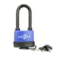 Замок навесной влагостойкий LOCKLY ВС1-36-65 DL (70мм) длин. дужка