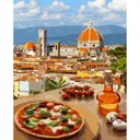 Картина по номерам Italiano 40x50 см Флоренция, Вид на Санту-Марию-Дель-Фьоре (31 цвет)