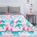 Покрывало Этель 1.5сп Tropical flamingo, 140x210 см, микрофибра