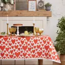 Скатерть Этель Red hearts 149x110см, 100% хлопок, саржа 190 г/м2