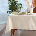 Скатерть Этель "Узор" цвет бежевый 142x283 см, 115 ±10 гр,100% п/э
