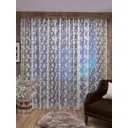 Тюль Inva Жаккард "Листья" 250х600 белый