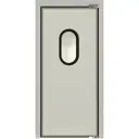 Дверь техническая Маятниковая МДО(Оф) 80x210 белая с окном