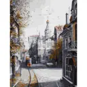 Картина по номерам Molly 30x40 см Цветной холст Ушедшая Москва (19 цветов)