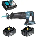 Пила сабельная аккумуляторная Makita LXT DJR360RG2, 36 В Li-Ion 2x6 Ач