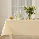 Скатерть Этель Cozy 150x180 см цвет молочный 192 г/м2 хлопок с Вгмо