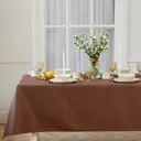 Скатерть Этель Elegance 150x180 см цвет кофейный 192 г/м2 хлопок с Вгмо