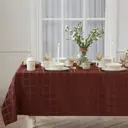 Скатерть Этель Geometry 150x220 см цвет шоколад 192 г/м2 хлопок с Вгмо