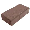 Брусчатка Кирпичик 200x100x60 мм цвет коричневый