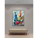 Постер ПростоПостер Абстрактная живопись 50x70 см в раме