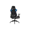 Игровое кресло Бюрократ Viking 4 Aero Ткань/Искусственная кожа черный голубой