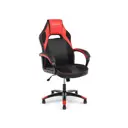 Игровое кресло Бюрократ Viking-2 Aero Ткань/Искусственная кожа Черно-красный