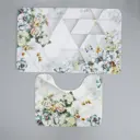 Набор ковриков для ванной комнаты Доляна 6847534 80х50 цвет белый