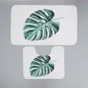 Набор ковриков для ванной комнаты Доляна 6847541 80х50 цвет белый