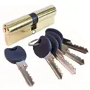 Цилиндровый механизм LOCKLY Z100A-60-V-G (30/30) кл./верт.