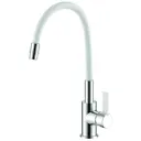 Однорычажный смеситель Argotech цвет белый хром 35-10L KLIO white