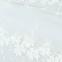 Тюль 1 м/п Нежность сетка вышивка 280 см цвет белый