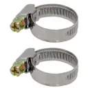 Хомут червячный MasterProf 030030, ø16-25 мм, нержавеющая сталь, 2 шт