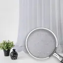 Штора Orbis Классика 300/275/2/13355 на шторной ленте 275x300 см, цвет белый, рисунок цветочный