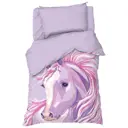 Комплект детского постельного белья "Этель" полутораспальный Pink horse поплин