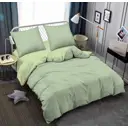 Постельное бельё Amore Mio Мако-сатин QR Малахит Микрофибра 1.5 сп