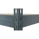 Стеллаж Ar Shelving Rivet 180x75x35 см 4 полки цвет серый антрацит