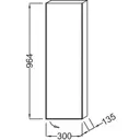 Полуколонна Spherik EB1058D-E10 30см