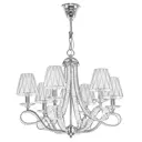 Люстра подвесная LIGHTSTAR Riccio 705064 6 ламп 18 м² цвет хром