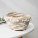 Корзина Доляна Мокко 14x8.5x18 см бумага цвет белый 5442972