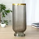 Ваза Evis "Киркинес. Дымка" 30x13 см стекло